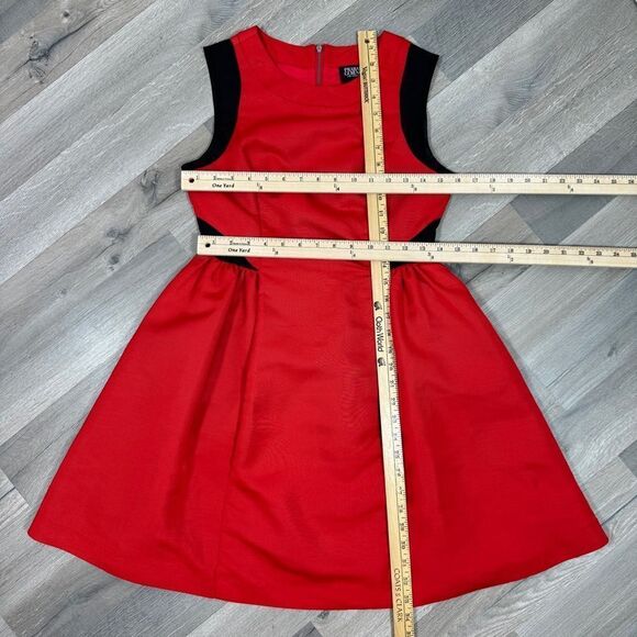 Prabal Gurung Target Colorblock Fit And Flare Sleeveless Party Mini Dress Red 2 - Picture 13 of 14